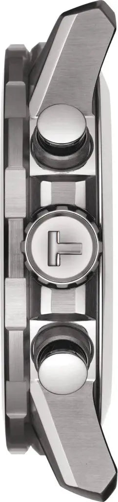 Tissot T125.617.16.031.00 Supersport Chrono Silver Dial Brown Leather Strap Watch for Men Tissot