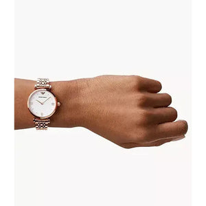 Emporio Armani AR11267 Women’s Gianni T-Bar Dress Watch Emporio Armani