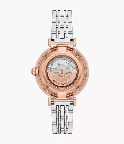 Emporio Armani AR60049 Women’s Gianni T-Bar Automatic Watch Emporio Armani