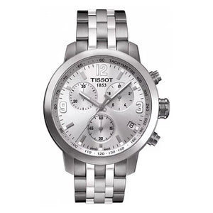 Tissot PRC 200 Chronograph T055.417.11.037.00 – 42mm Men’s Silver Dial Swiss Sports Chronograph-Tissot-Watch Enclave