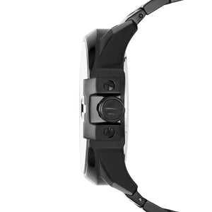 Diesel DZ7373 Uber Chief Chronograph Red Dial Black Steel Strap Watch For Men Diesel