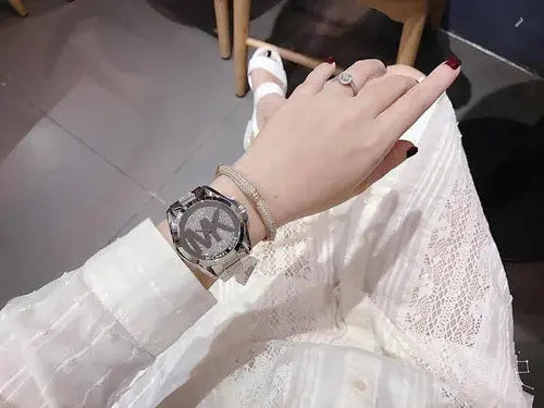 Michael Kors MK6486 Bradshaw Silver Dial Silver Stainless Steel Strap Watch for Women Michael Kros