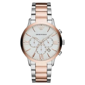 Emporio Armani AR11209 Giovanni Chronograph White Dial Men's Watch Emporio Armani