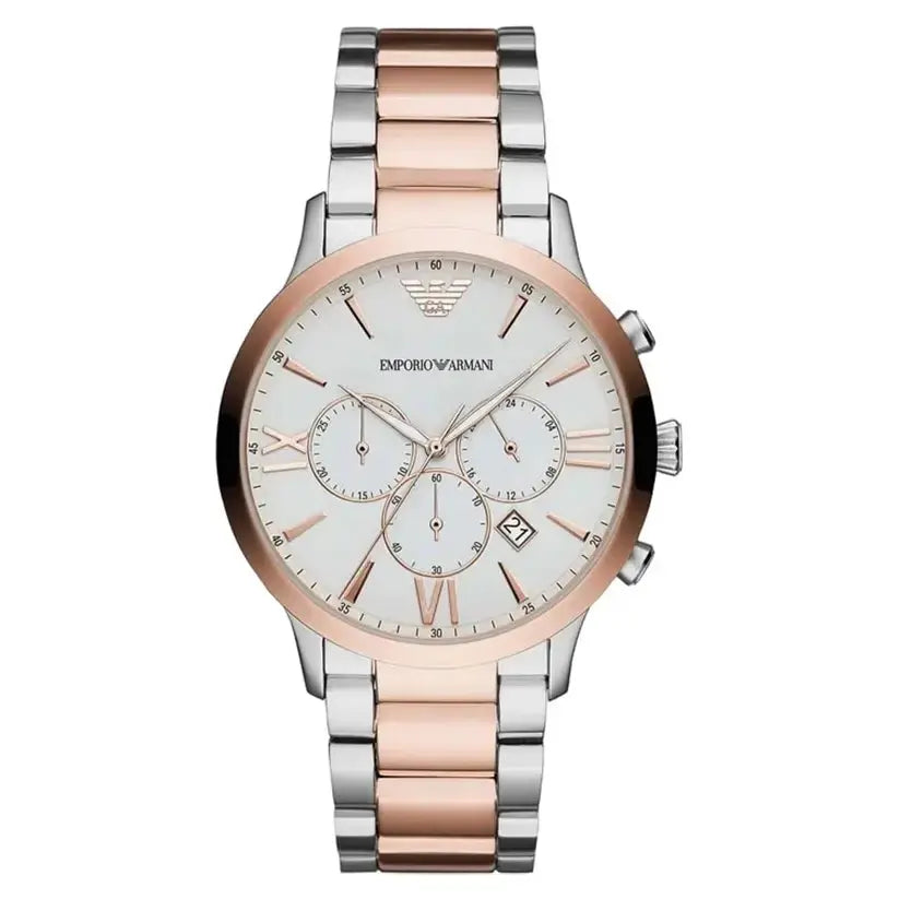 Emporio Armani AR11209 Giovanni Chronograph White Dial Men's Watch Emporio Armani