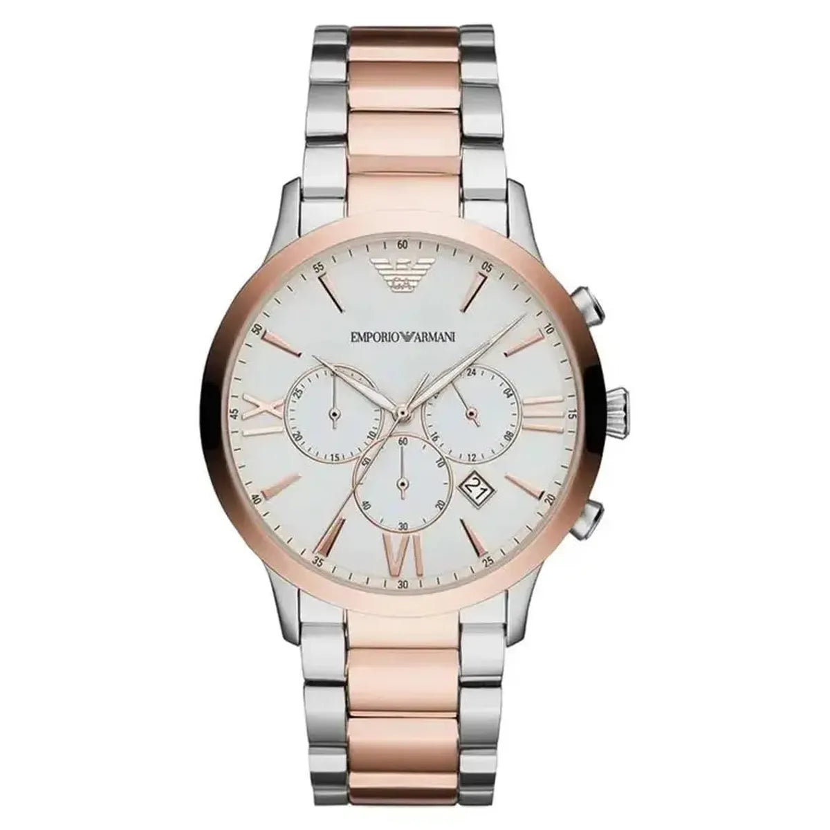 Emporio Armani AR11209 Giovanni Chronograph White Dial Men's Watch Emporio Armani