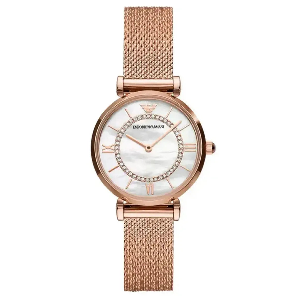 Emporio Armani AR11320 Rose Gold Gianni T-Bar Ladies Watch Emporio Armani