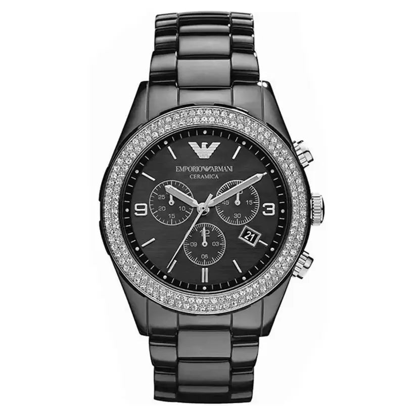 Emporio Armani AR11363 All Black Chronograph Men’s Watch Emporio Armani