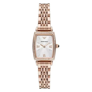 Emporio Armani AR11406 White Dial Ladies Watch Emporio Armani