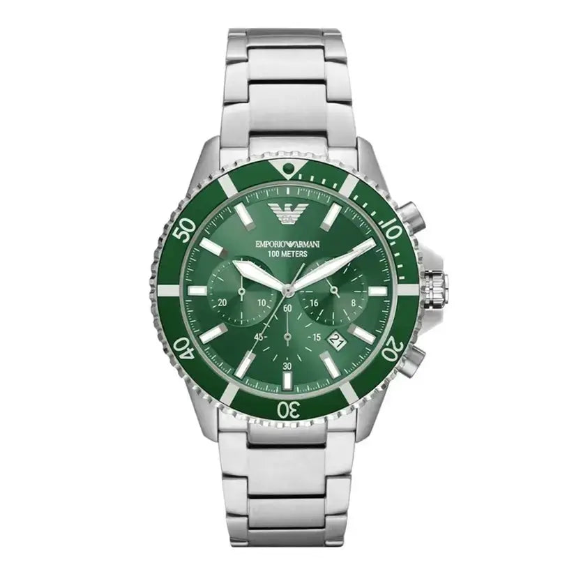 Emporio Armani AR11500 Diver Green Men’s Watch Emporio Armani