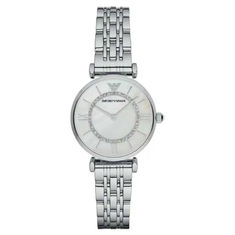 Emporio Armani AR1908 Classic Mother Of Pearl Dial Ladies Watch Emporio Armani