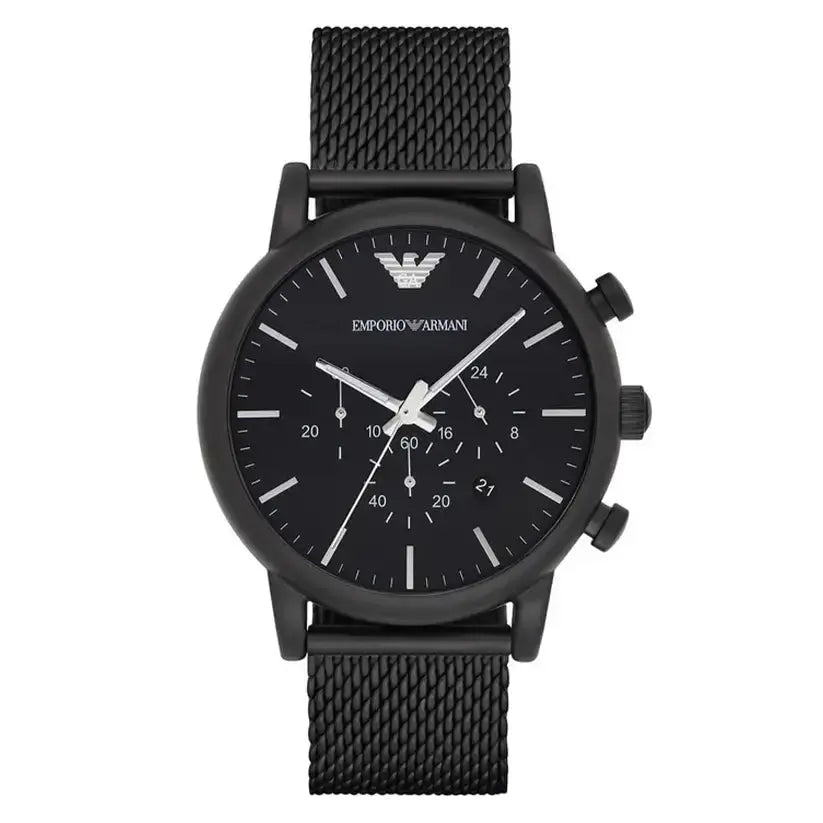 Emporio Armani AR1968 Black Dial Chronograph Men's Watch Emporio Armani