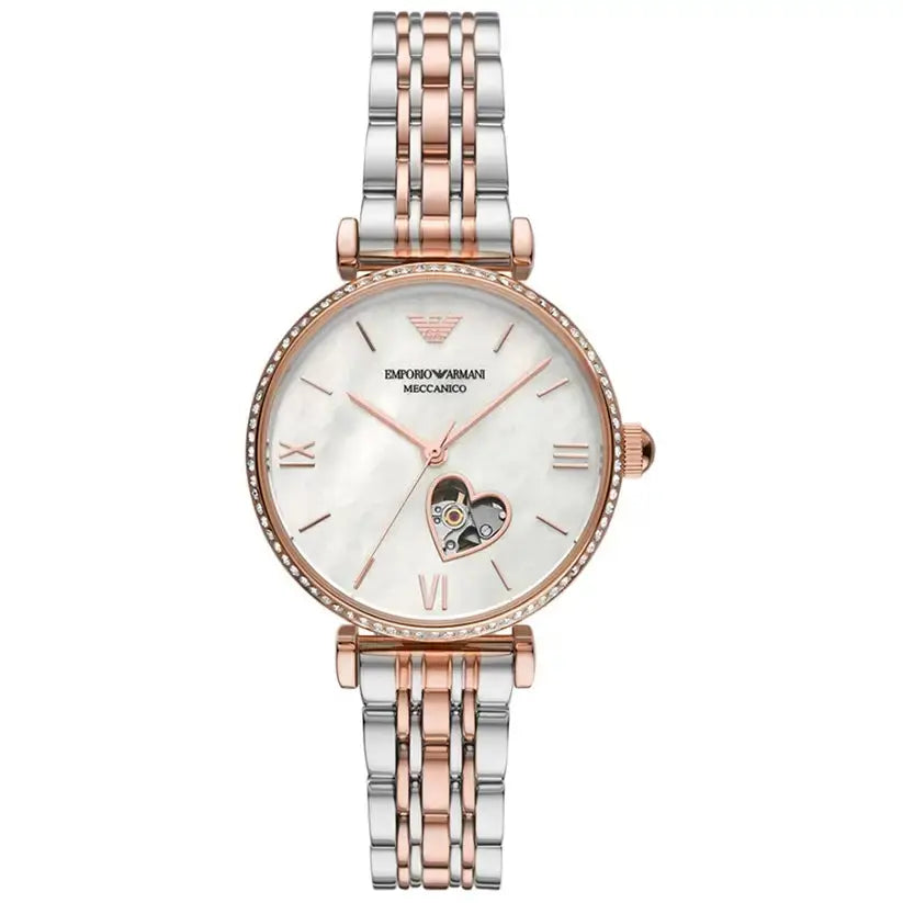 Emporio Armani AR60049 Women’s Gianni T-Bar Automatic Watch Emporio Armani