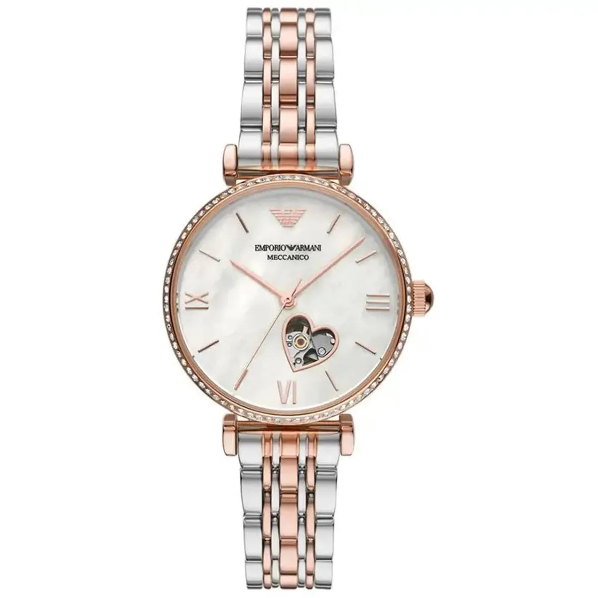 Emporio Armani AR60049 Women’s Gianni T-Bar Automatic Watch Emporio Armani
