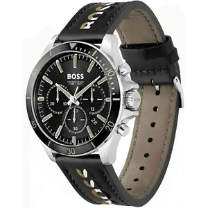 HUGO BOSS 1514121 TROPER MENS WATCH BLACK DIAL BLACK Hugo Boss