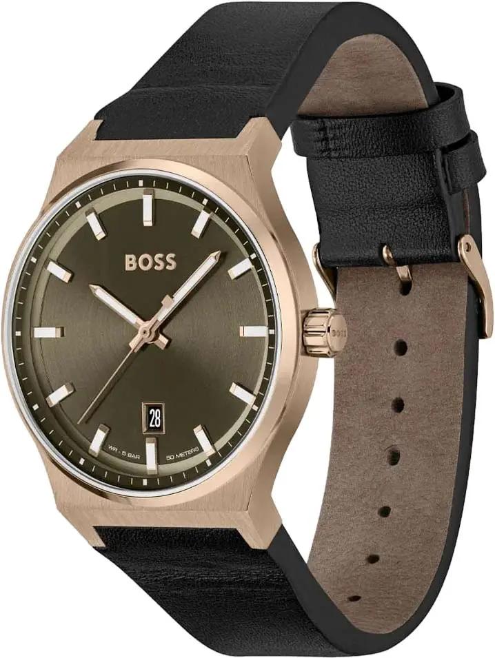 Hugo Boss 1514080 Reloj Leather Strap Men's Watch Hugo Boss