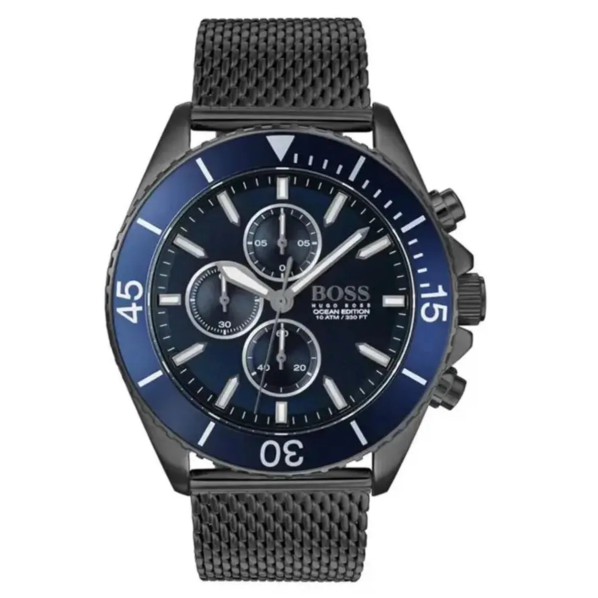 Hugo Boss 1513702 Men's Watch Chronograph Ocean Edition Blue Hugo Boss