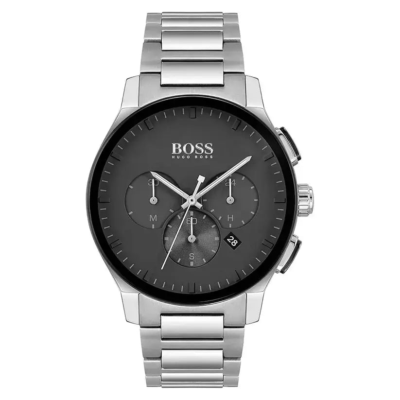 Hugo Boss 1513762 Chronograph Quartz Watch for Men with Silver Stainless Steel Bracelet Hugo Boss