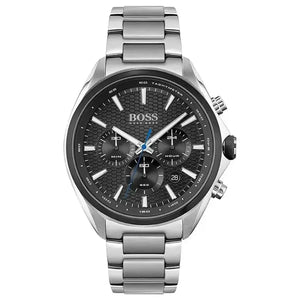 Hugo Boss 1513857 Chronograph Quartz Watch for Men with Silver Stainless Steel Bracelet Hugo Boss