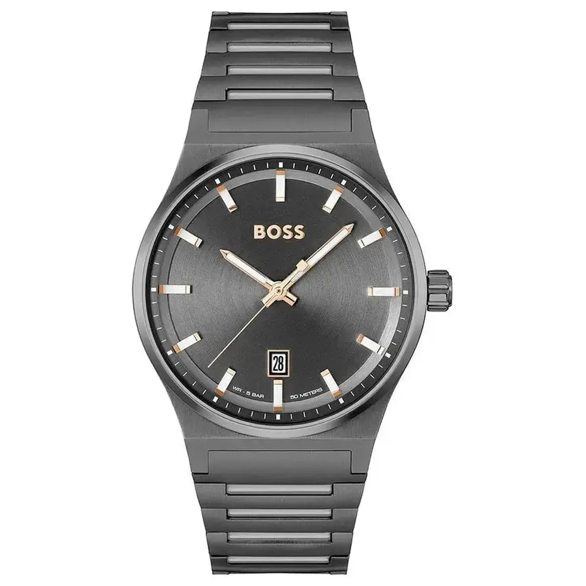 Hugo Boss 1514078 Metallic Grey Dial Men’s Watch Hugo Boss