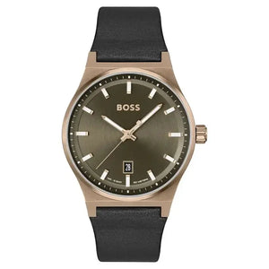 Hugo Boss 1514080 Reloj Leather Strap Men's Watch Hugo Boss