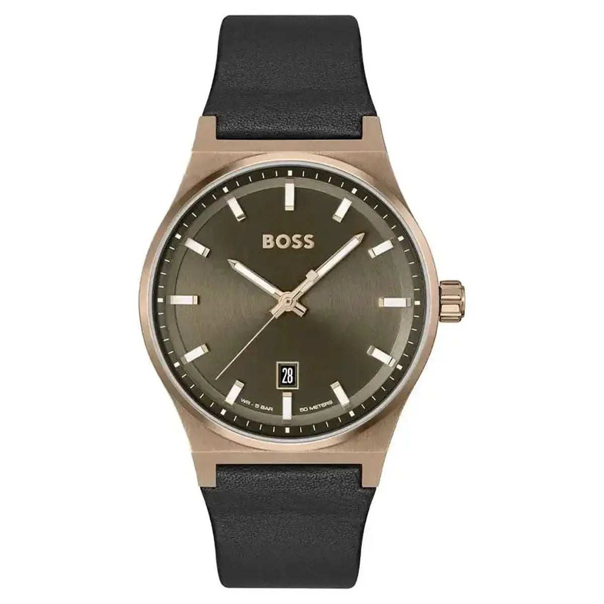 Hugo Boss 1514080 Reloj Leather Strap Men's Watch Hugo Boss