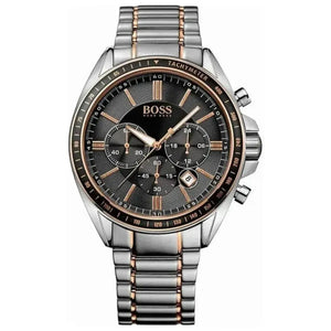 Hugo Boss 1513094 Driver Sport Grey Dial Grey Steel Strap Watch for Men Hugo Boss