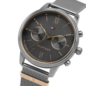 Tommy Hilfiger 1782304 Blake Quartz Grey Dial Silver Mesh Bracelet Watch for Men Tommy Hilfiger