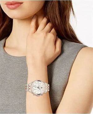 Tommy Hilfiger 1781978 Ari Diamonds Silver Dial Rose Gold Steel Strap Watch for Women Tommy Hilfiger