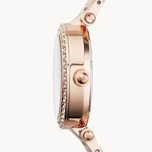 Michael Kors MK6110 Parker Pink Dial Two Tone Steel Strap Watch for Women Michael Kros