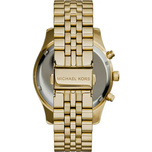 Michael Kors MK8281 Lexington Gold Dial Gold Steel Strap Watch for Men Michael Kros