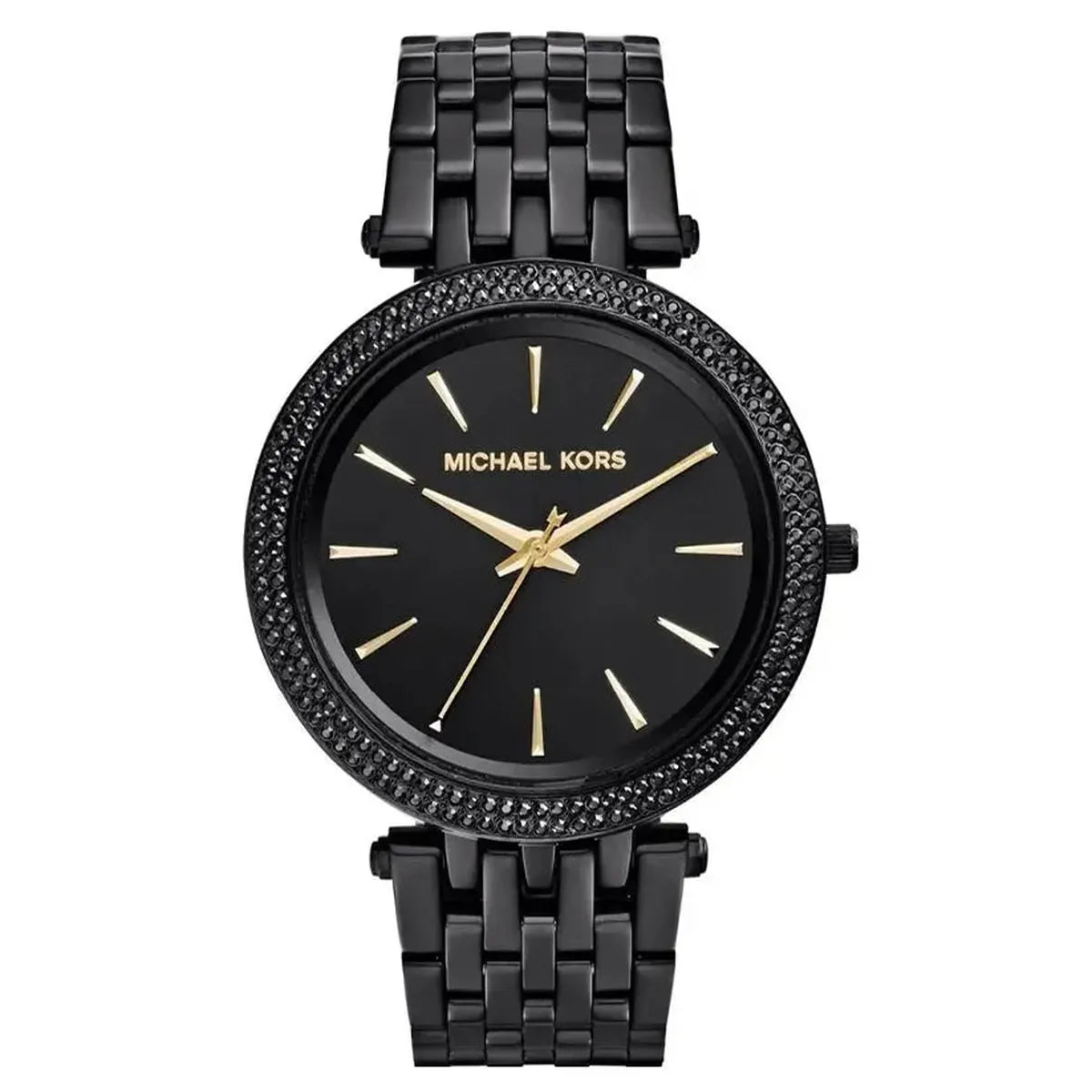 Michael Kors MK3337 Darci Black Dial Black Steel Strap Watch for Women Michael Kros