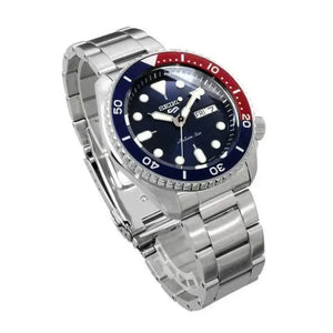 Seiko SRPD53K1 5 Sports Automatic Blue Dial Silver Steel Strap Watch For Men Seiko