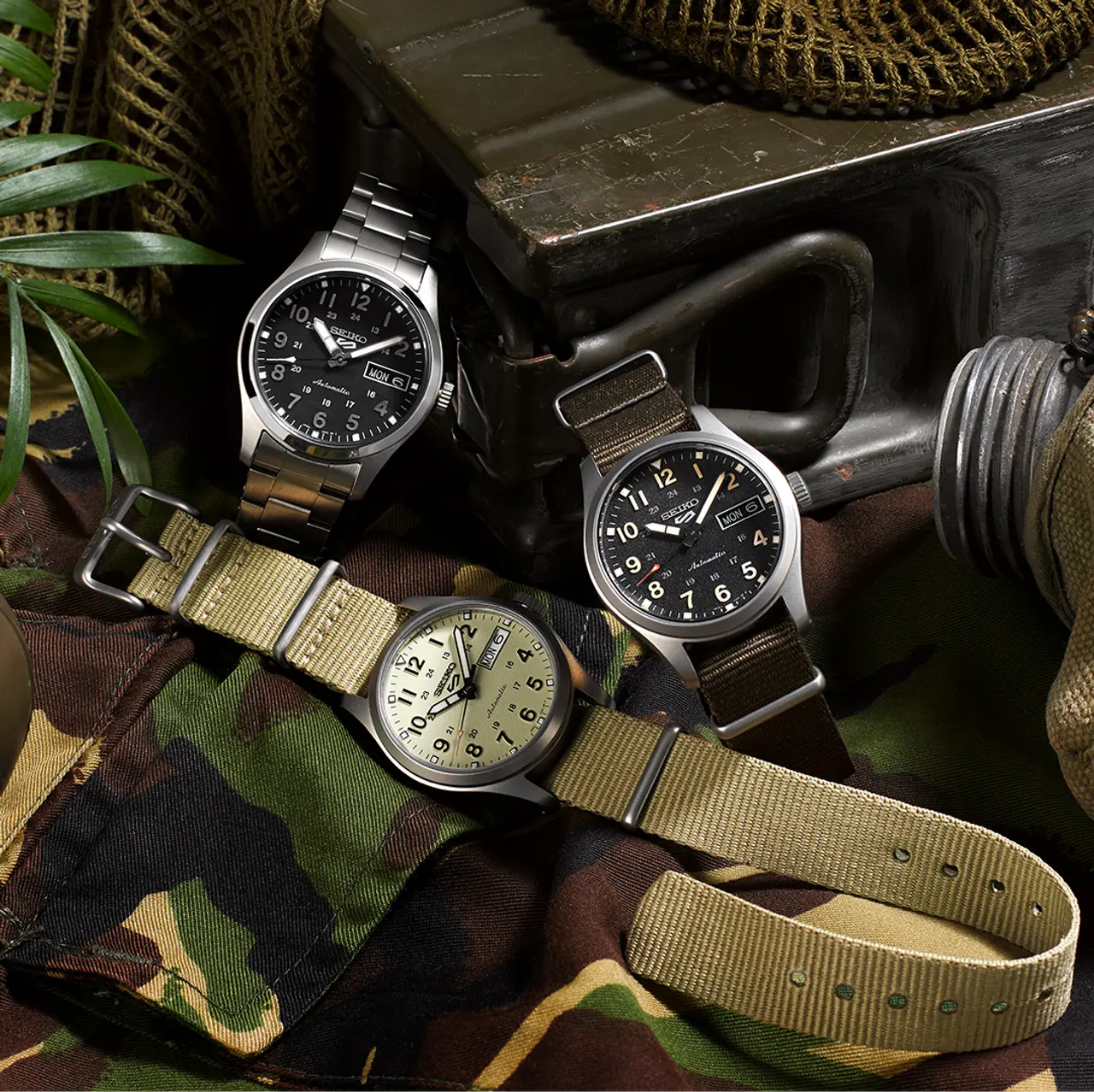 Seiko 5 Sports SRPJ85K1 – Automatic Military Field Watch Seiko