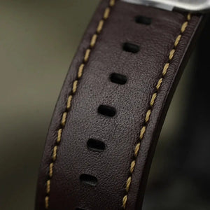 Seiko SSK036K1 5 Sports SKX GMT Automatic Mocha Black Dial Brown Leather Strap Watch For Men Seiko