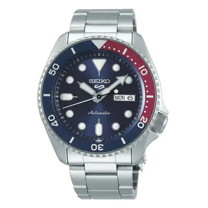 Seiko SRPD53K1 5 Sports Automatic Blue Dial Silver Steel Strap Watch For Men Seiko