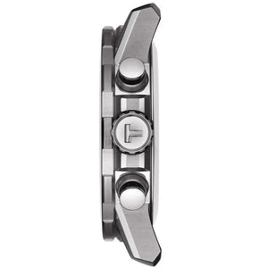 Tissot T125.617.16.041.00 Supersport Chrono Blue Dial Brown Leather Strap Watch For Men Tissot