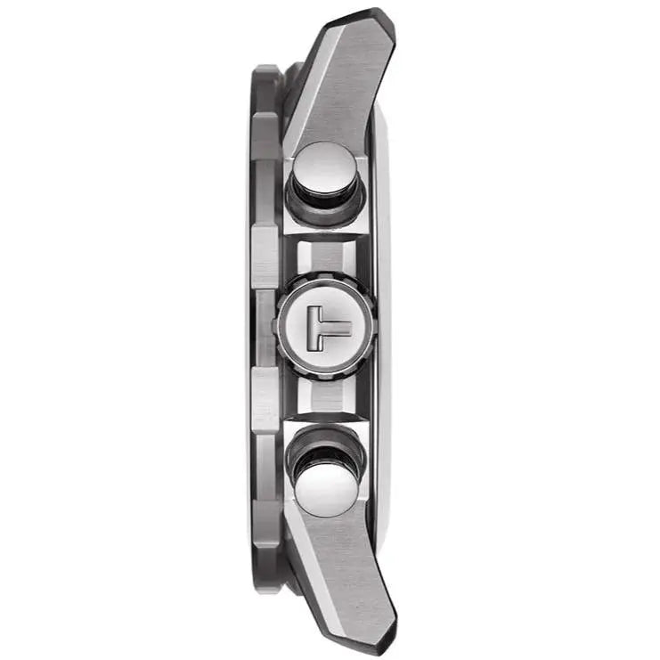 Tissot T125.617.16.041.00 Supersport Chrono Blue Dial Brown Leather Strap Watch For Men Tissot