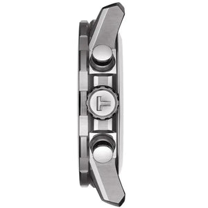 Tissot T125.617.16.041.00 Supersport Chrono Blue Dial Brown Leather Strap Watch For Men Tissot