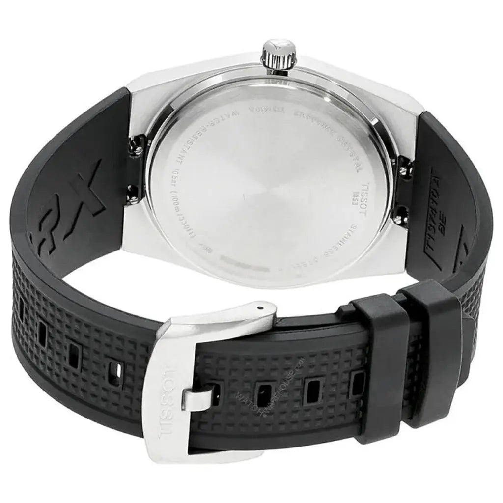 Tissot T137.410.17.051.00 PRX Black Dial Black Rubber Strap Watch For Men Tissot