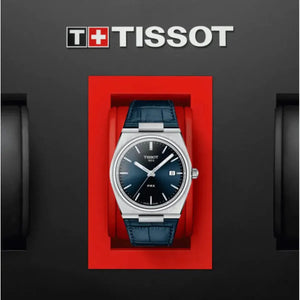 Tissot T137.410.16.041.00 PRX Blue Dial Blue Leather Strap Watch for Men Tissot