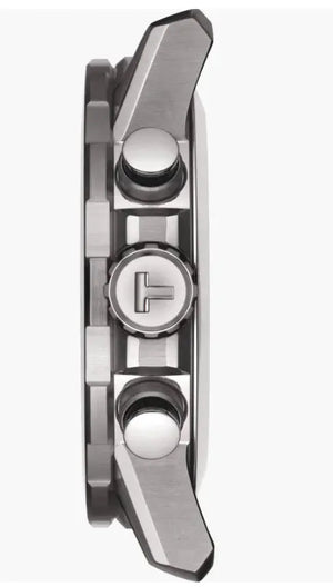 Tissot T125.617.16.051.00 Supersport Chrono Black Dial Black Leather Strap Watch for Men Tissot