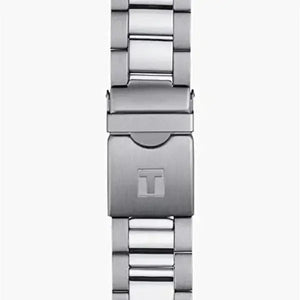 Tissot T120.417.11.041.01 Seastar 1000 Chronograph Driver Blue Dial Silver Steel Strap Watch For Men Tissot