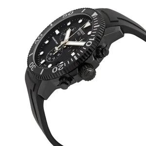 Tissot T120.417.37.051.02 Seastar 1000 Chronograph Black Dial Black Rubber Strap Watch For Men Tissot