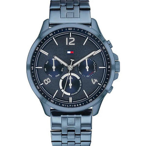 Tommy Hilfiger 1782227 Harper Quartz Blue Dial Blue Steel Strap Watch For Women Tommy Hilfiger