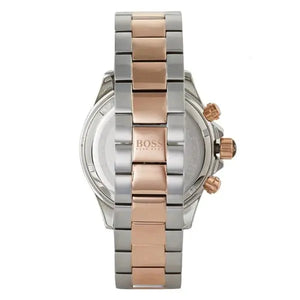 Hugo Boss 1513339 Ikon Grey Dial Two Tone Steel Strap Watch for Men Hugo Boss