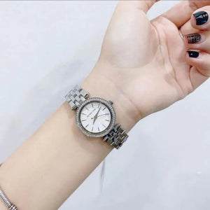 Michael Kors MK3294 Darci Silver Dial Silver Steel Strap Watch for Women Michael Kros