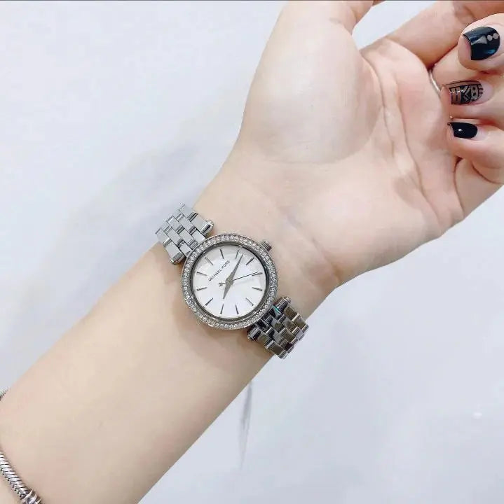 Michael Kors MK3294 Darci Silver Dial Silver Steel Strap Watch for Women Michael Kros