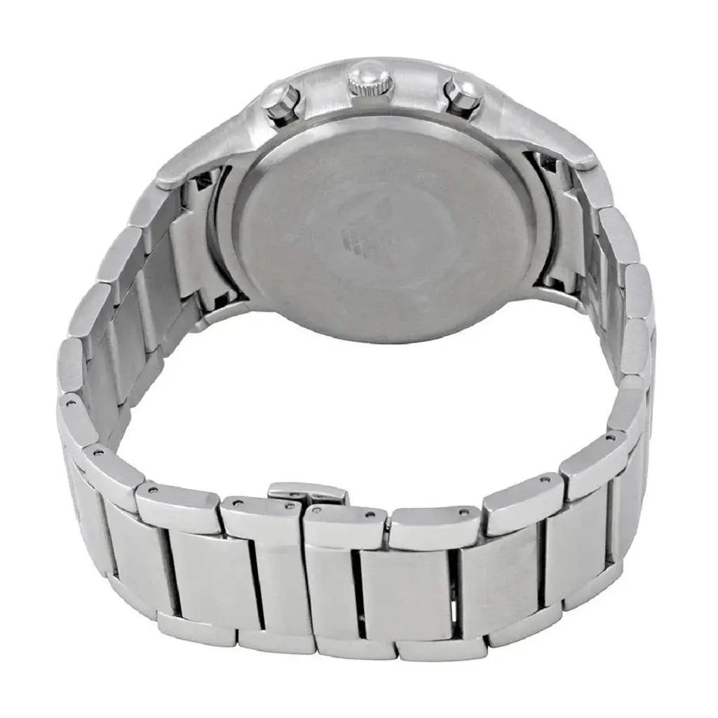 Emporio Armani AR2486 Renato Chronograph Blue Dial Silver Steel Strap Watch For Men Emporio Armani