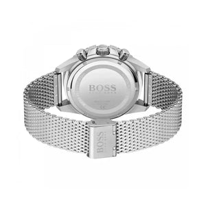 Hugo Boss 1513905 Admiral Green Dial Silver Mesh Bracelet Watch for Men Hugo Boss