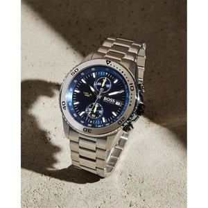 BOSS Aeroliner Blue Dial Chronograph Men's Watch HB1513775 - Watch Enclave